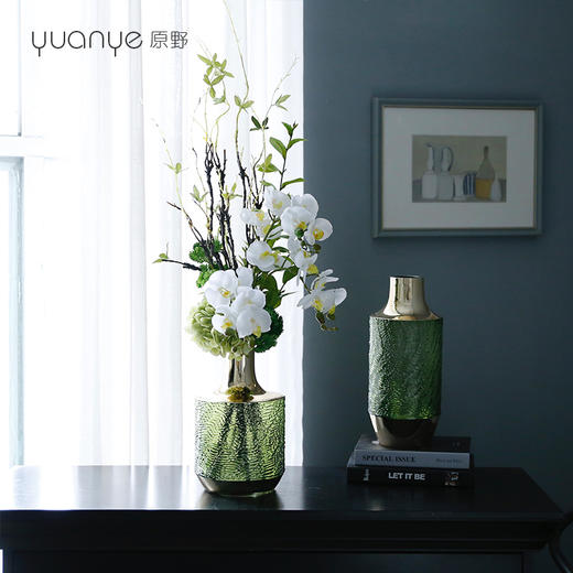 高档轻奢INS北欧风仿真花假花绢花酒店客厅玄关茶几摆设件装饰花 商品图2