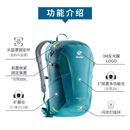 多特速特12L-32L 男速特登山包户外双肩包徒步大容量轻量登山旅游运动背包 12L-32L 商品图2