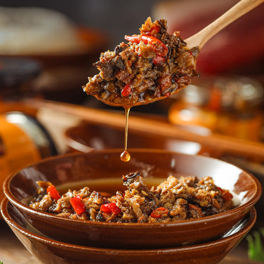 宣威火腿集团 宣字佐餐酱180g 云南特产香菇酱拌饭拌面炒菜调味酱中华老字号 商品图3