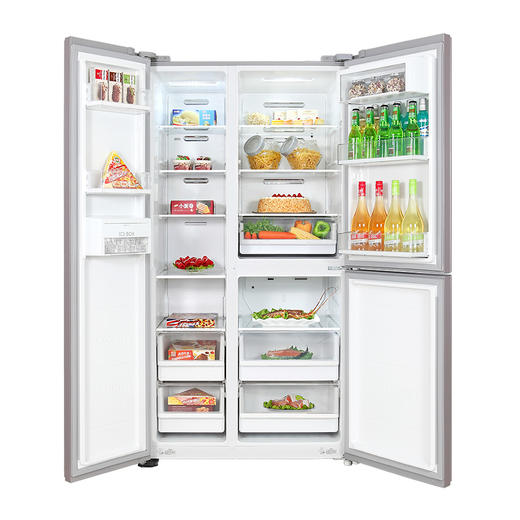 格力晶弘冰箱 对开门 变频 宽幅变温 智能WIFI BCD-500WIPDC/烟灰紫 商品图2