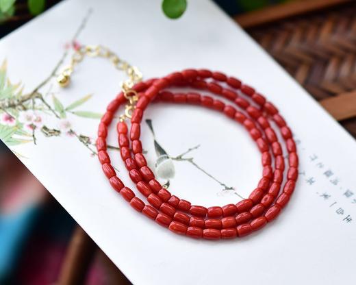 珊瑚3圈手串 商品图2