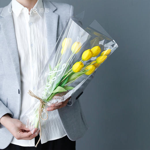 郁金香仿真花高档pu手捧花束假花ins北欧风卧室内客厅装饰摆设件 商品图3