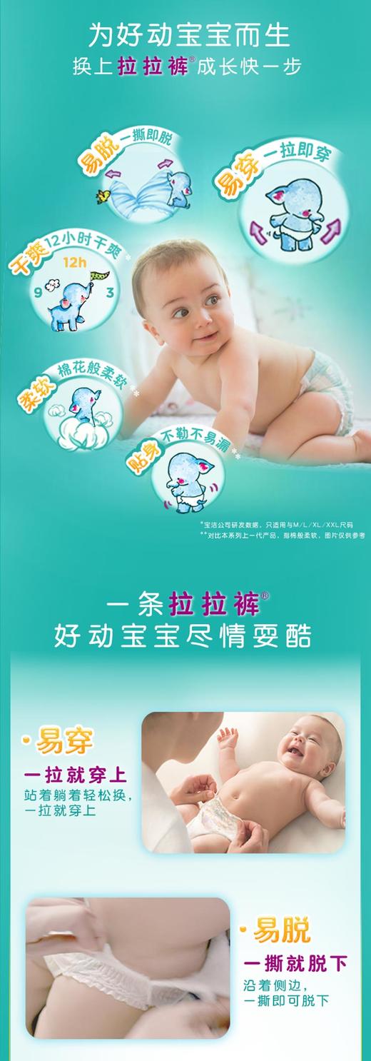 帮宝适（Pampers）超薄干爽网络装拉拉裤 XXL86片JPY带授权招加盟代理 商品图3