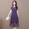 YWE-YY20XR28夏新款气质减龄印花连衣裙 商品缩略图2