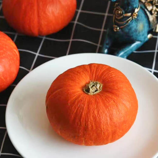 【板栗贝贝+红魔贝贝双拼南瓜】礼盒装，净重约4.5斤，5-6枚 商品图5