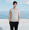 竹纤维男士圆领宽肩背心2161 商品缩略图1