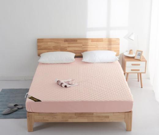 床笠 抗菌防螨床笠单件全棉1.8m纯棉加厚夹棉床罩席梦思防滑床垫保护套 商品图0