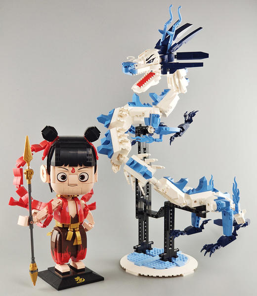 keepplay启蒙积木宝可梦/皮卡丘/哆啦A梦/故宫宫廷文化系列/航天员 方头仔玩具keeppley（兼容乐高小颗粒）） 商品图9