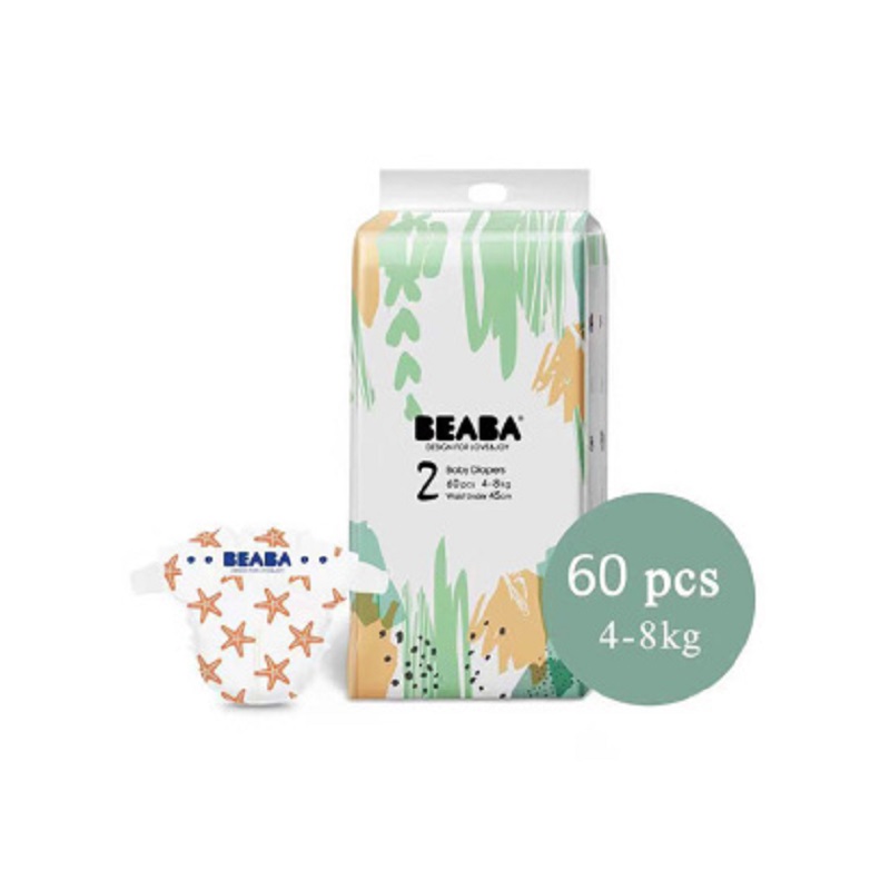 BEABA碧芭宝贝蝉翼纸尿裤S码60片JPY带授权招加盟代理