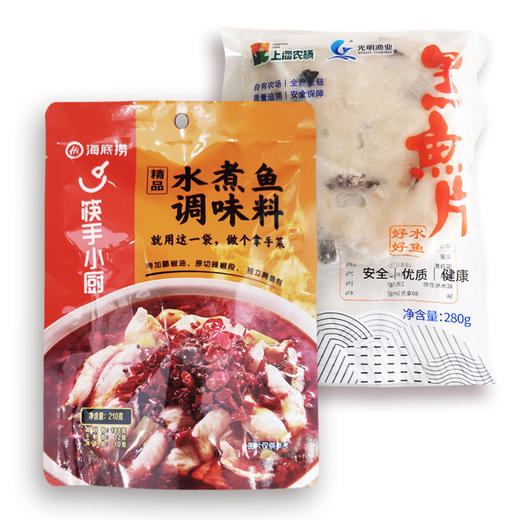 光明黑鱼片280g+水煮鱼调料210g【021】 商品图0