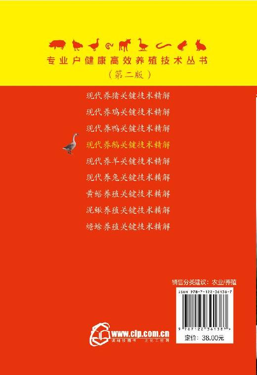 专业户健康高i效养殖技术丛书 现代养鹅关键技术精解  鹅的营养需要与日粮配合繁育饲养管理 疾病防治及养鹅场建设与经营管理 商品图1