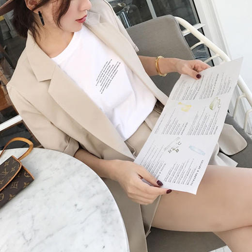 裁缝学苑 AG60女士小香风职业西装西服短裤两件套服装纸样切割图 商品图2