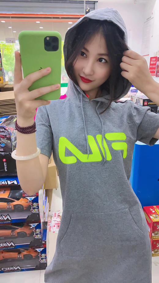 活力！Fila短袖带帽连衣裙！领先款保真 商品图2