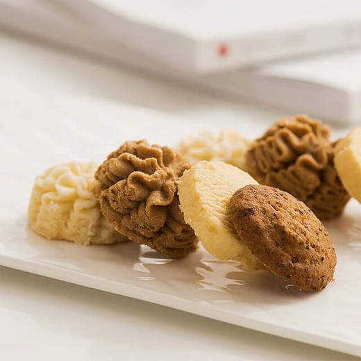 珍妮曲奇jennybakery小熊四味曲奇饼干礼盒320g 零食糕点