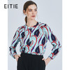 EITIE爱特爱春夏季女装印花小上衣长袖T恤衫小衬衣5913606 商品缩略图0