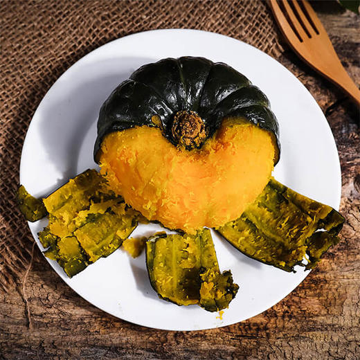 【板栗贝贝+红魔贝贝双拼南瓜】礼盒装，净重约4.5斤，5-6枚 商品图4