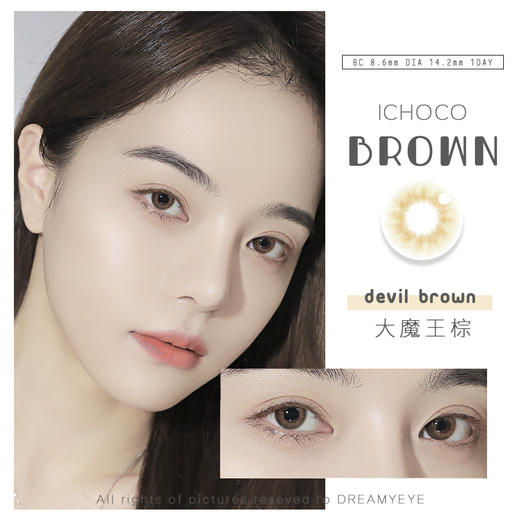 ICHOCO 大魔王棕 | 日抛 商品图0