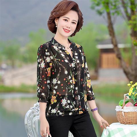 YQ-1104新款显瘦遮肚子大码阔太太小衫 商品图2