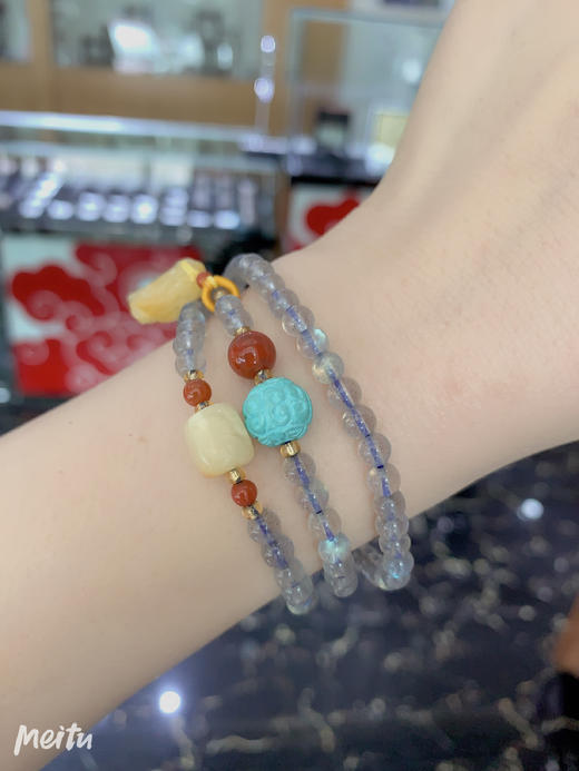 灰月光3圈手串 商品图2