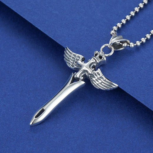 【光明十字
】纯银仿古吊坠【YGDZ002】（不含链）十字架206 商品图4