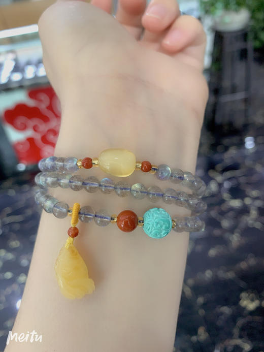 灰月光3圈手串 商品图0