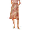 欧芮儿格子半身裙A字开叉 商品缩略图3