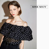 Miss Sixty2020夏季新款波点一字肩荷叶边上衣衬衫女602XJ0250000 商品缩略图1