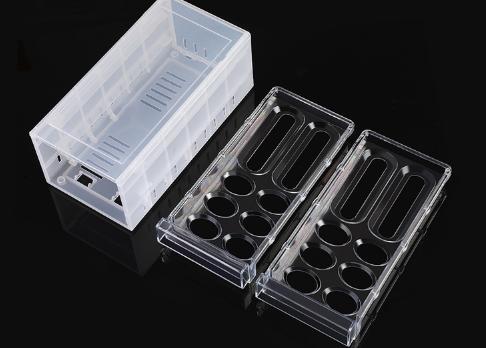 冰箱抽屉式双层鸡蛋收纳盒  冰箱鸡蛋收纳盒保鲜盒厨房整理装放架托蛋盒3.30 商品图3