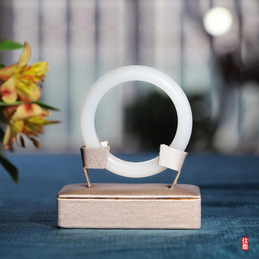 和田玉(羊脂玉)手镯--平安镯（圈口请备注留言） 商品图5