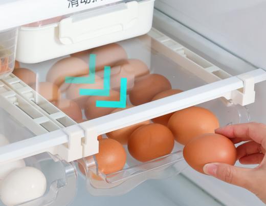 抽屉式冰箱自动出蛋鸡蛋盒   家用保鲜盒食品收纳盒2.92 商品图2