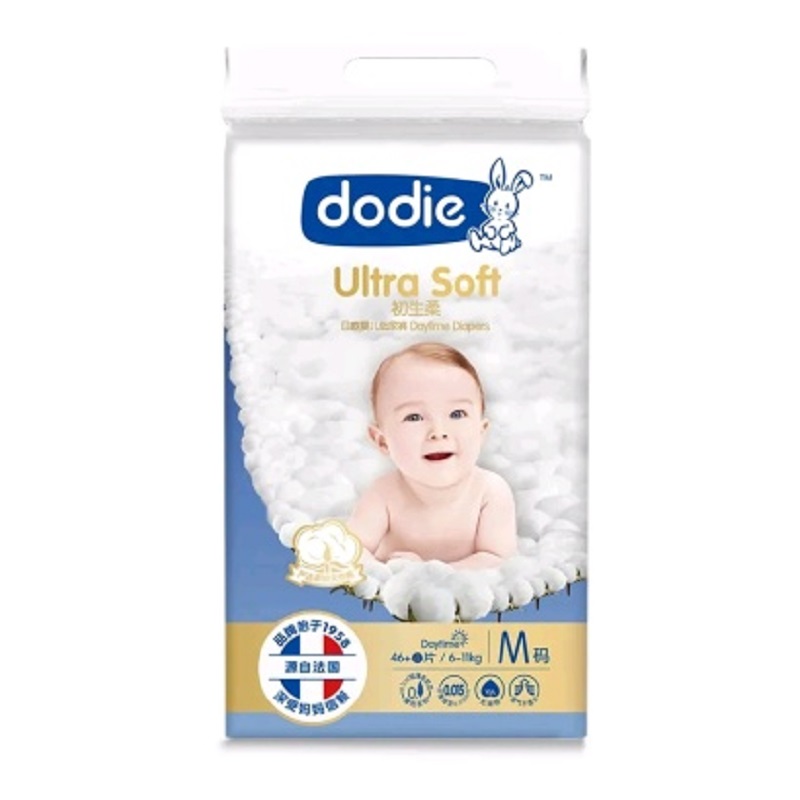 Dodie亲薄柔护日款婴儿纸尿裤初生柔M46+4(无积分)JPY带授权招加盟代理