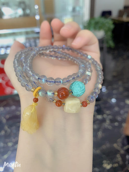 灰月光3圈手串 商品图0