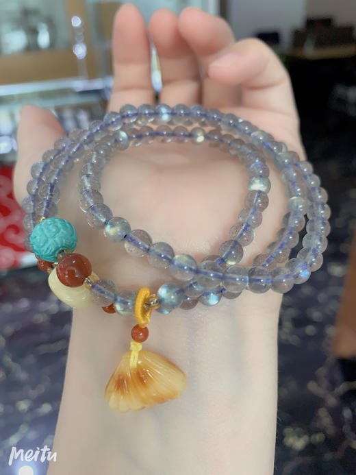 灰月光3圈手串 商品图1