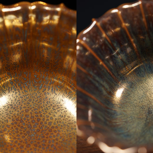 龙德堂陶艺 范泽锋烧 金丝玉毫盏《羽冠-大》 (库存请咨询客服) 商品图2