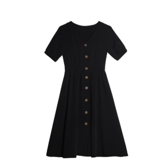 黑色连衣裙 商品图2