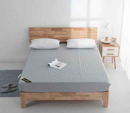 床笠 抗菌防螨床笠单件全棉1.8m纯棉加厚夹棉床罩席梦思防滑床垫保护套 商品图2