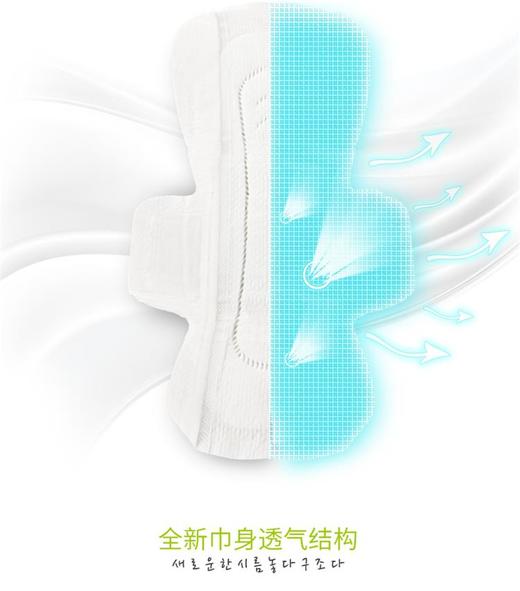 韩国恩芝超薄日用卫生巾250mm/12PJPY带授权招加盟代理 商品图5