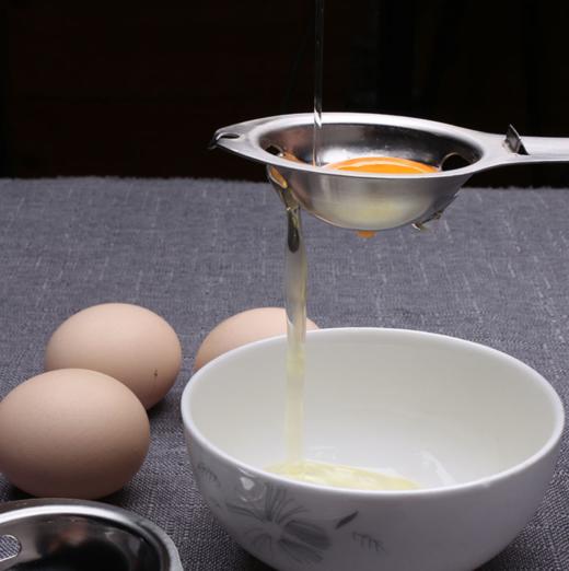 【厨房配件】*304不锈钢蛋清分离器厨房小工具烘焙用具漏蛋器蛋白蛋黄分离器 商品图1