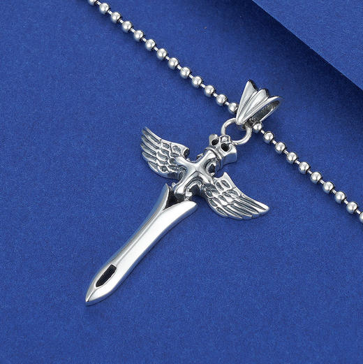 【光明十字
】纯银仿古吊坠【YGDZ002】（不含链）十字架206 商品图2