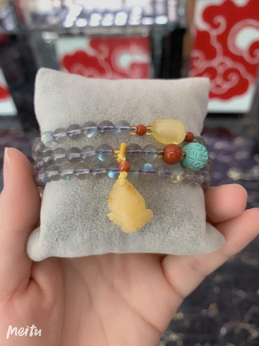 灰月光3圈手串 商品图2