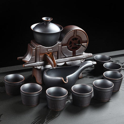 【茶具】整套全半自动茶具套装家用懒人泡茶器创意功夫陶瓷礼盒装 商品图1