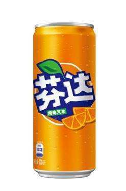 芬达/橙味汽水（SLEEK） 330mL CAN 罐装饮料