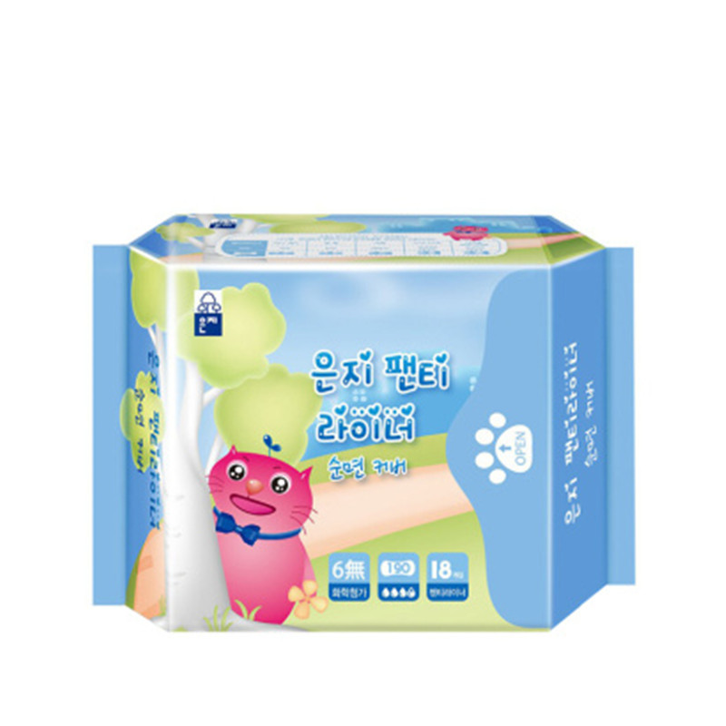 韩国恩芝猫小菲6無纤薄护垫 190mm/18PJPY带授权招加盟代理