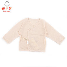 棉果果夏季新疆彩棉纯棉男女宝宝半背衣家居上装M201110117225