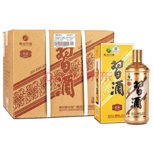 【推荐】老习酒 金装 53度 酱香型 白酒 500ml*6整箱装 商品图1