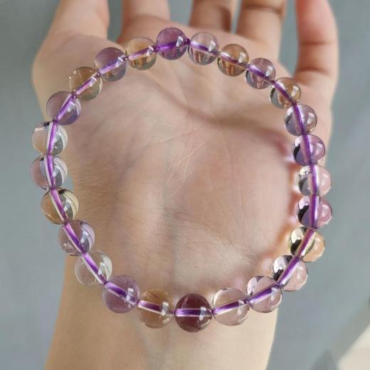 紫黄晶手串（圆面小） 商品图1