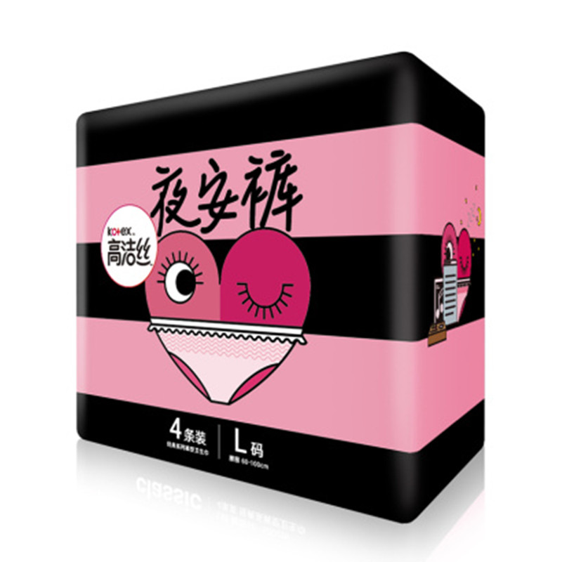 高洁丝Kotex 蜜桃小姐夜安裤L码*4条JPY带授权招加盟代理