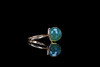 拱月 ·墨西哥蓝珀18K玫瑰金镶钻戒指 商品缩略图2