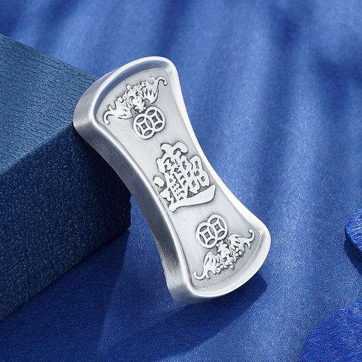 子佩集纯银浮雕腰锭【ZXFYD-30】206 商品图0