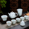 【茶具】青瓷茶具套装家用功夫茶具盖碗茶壶茶杯整套陶瓷茶具礼品 商品缩略图1